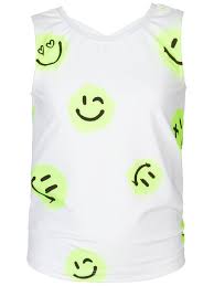 Майка для девочек Lucky in Love Pink Novelty Girls Smiles for Miles  T211-S65955