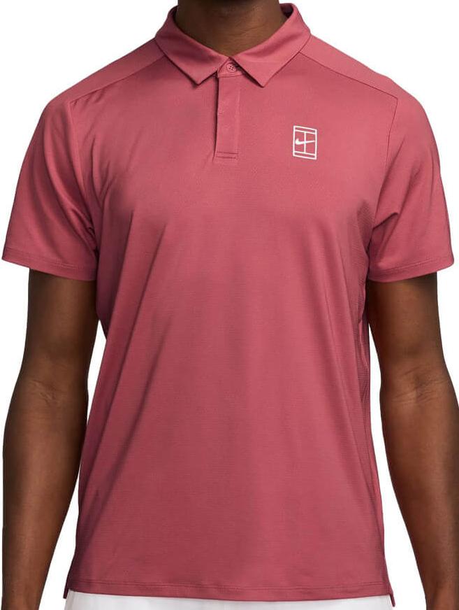 Поло мужское Nike Court Advantage Polo Pink/White