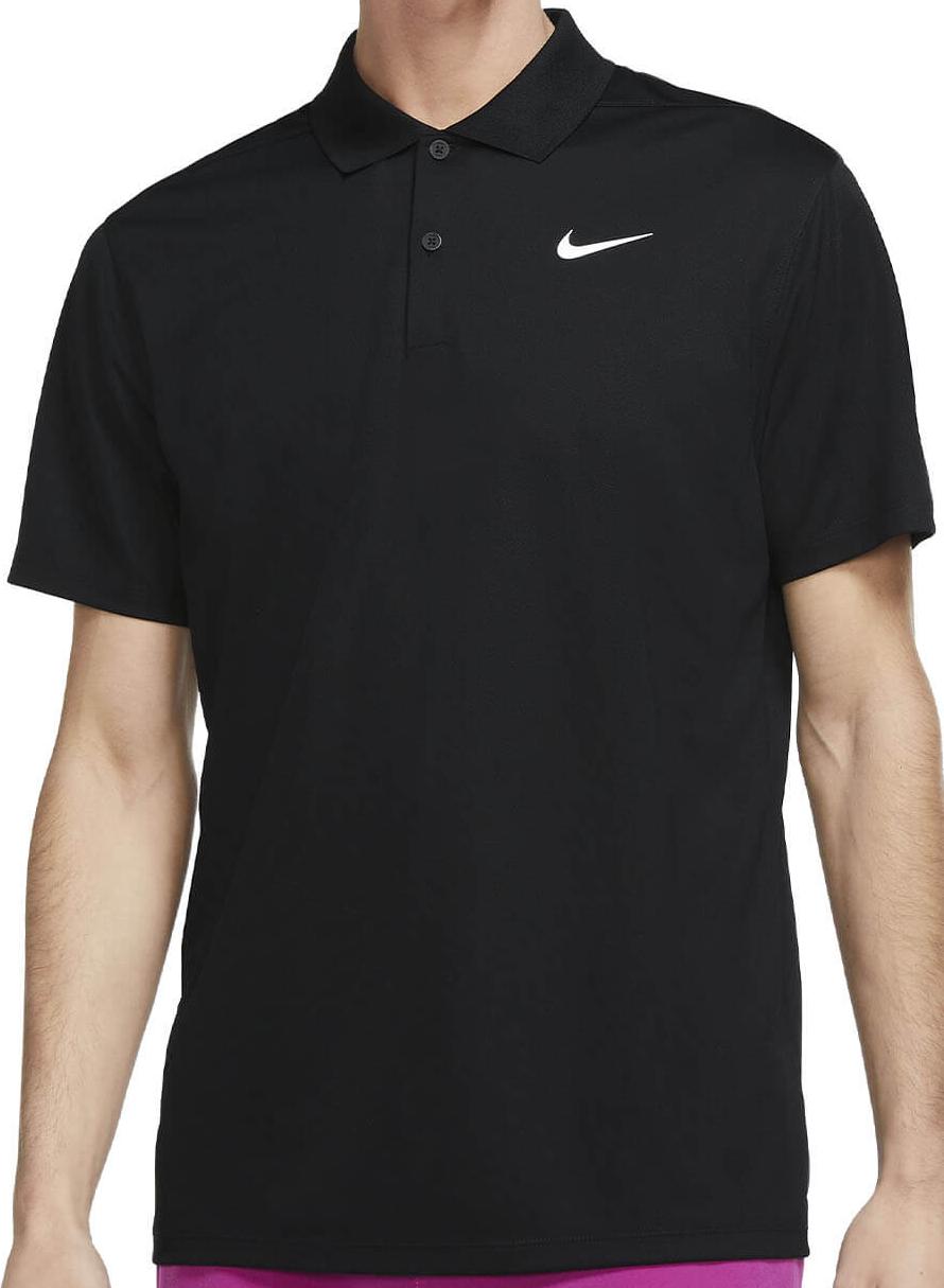 Поло мужское Nike Court Dri-Fit Black/White