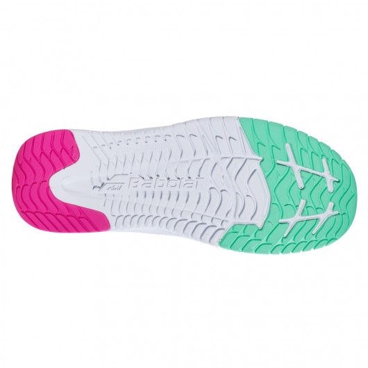 Кроссовки детские Babolat Pulsion All Court White/Red Rose