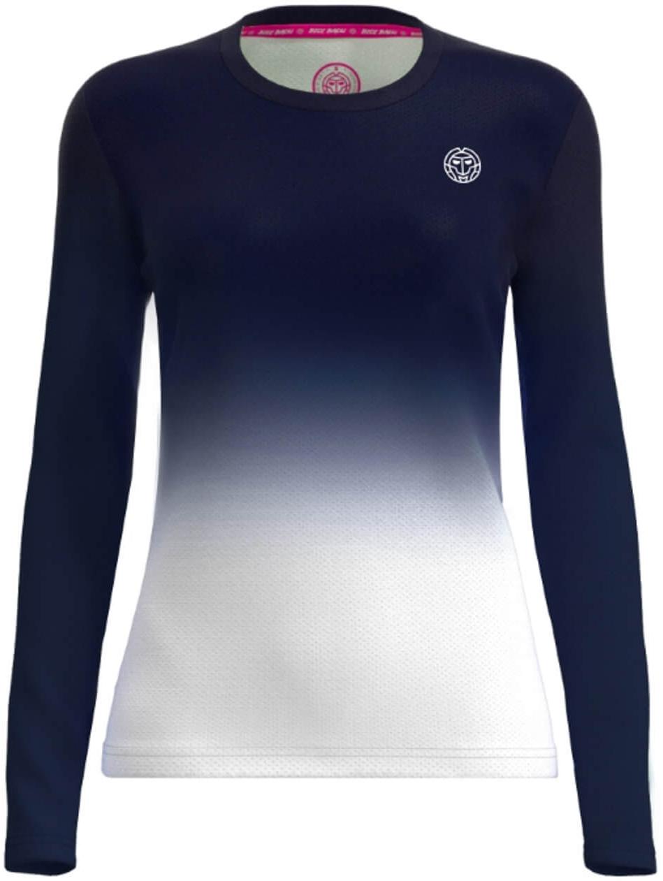 Футболка с длиннымм рукавом для девочек Bidi Badu Crew Gradiant Dark Blue/White
