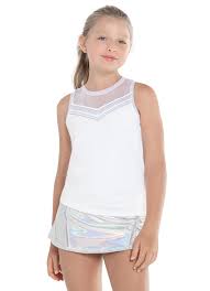 Майка для девочек Lucky in Love WHT  T228-S56110