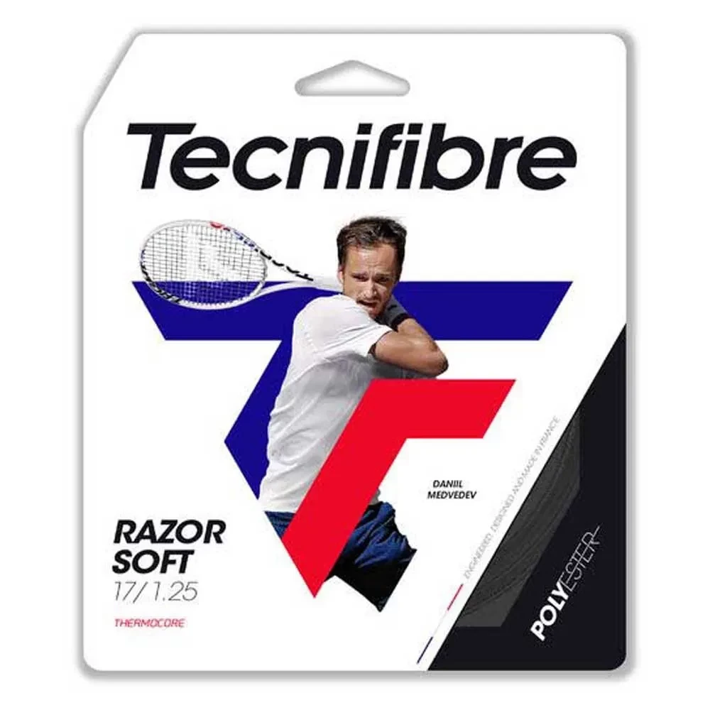 Струна теннисная Tecnifibre RAZOR SOFT Black 1.25 (12 метров)
