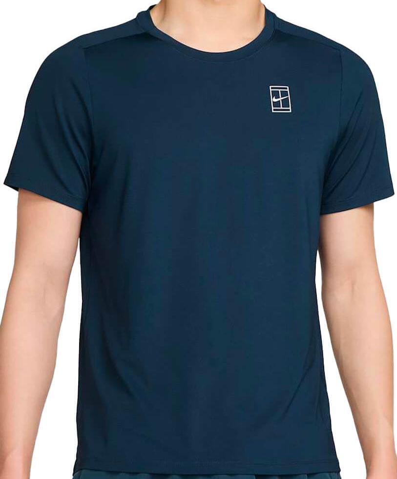 Футболка мужская Nike Court Dri-Fit Advantage  Dark Blue/White