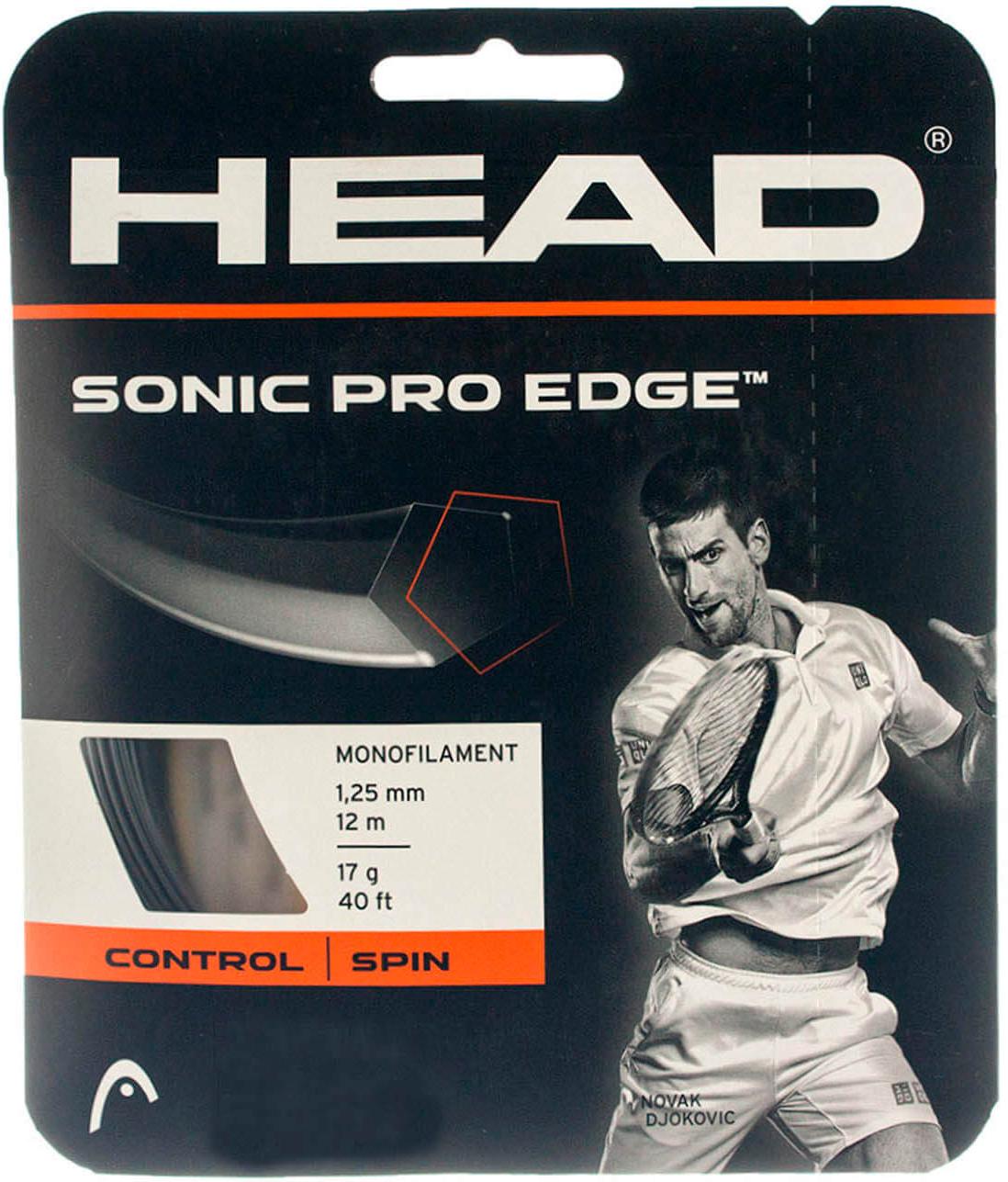 Струна теннисная Head Sonic Pro Edge Antracite 1.25 (12 метров)