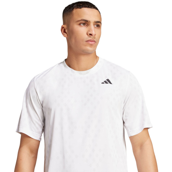 Футболка мужская Adidas Club Climacool Graphic White/Dash Grey