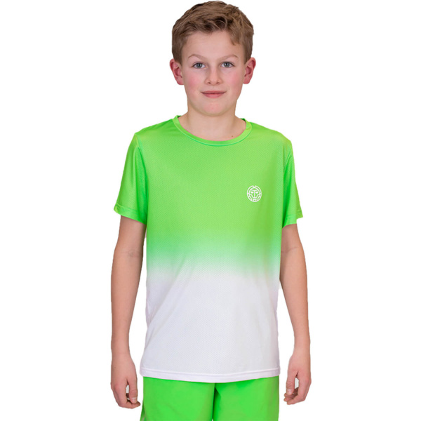 Футболка для мальчиков Bidi Badu Crew Gradiant Neon Green/White  RRO