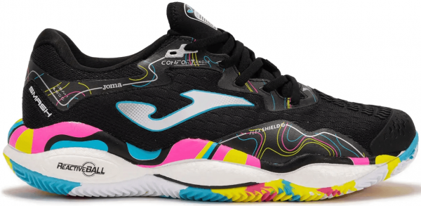 Кроссовки женские для падел Joma Smash 2591 Black/Multicolor