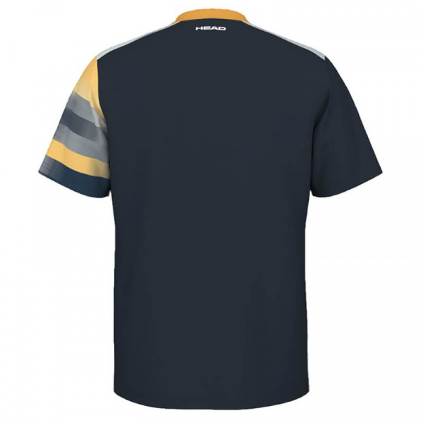 Футболка для мальчиков Head Topspin Navy/Print Vision  816144-NVXV