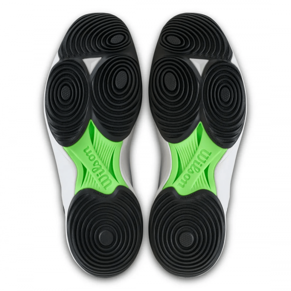 Кроссовки мужские для падела Wilson Hurakn Pro V2 Black/White/Green Gecko