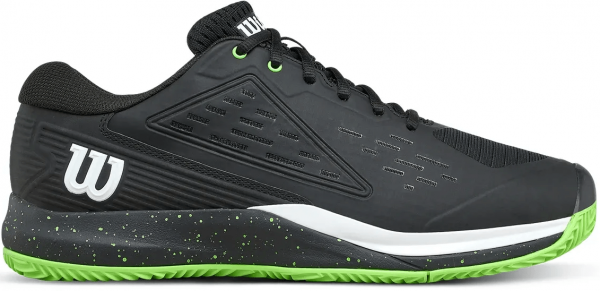 Кроссовки мужские Wilson Rush Pro Ace Clay TP Black/Green G/White