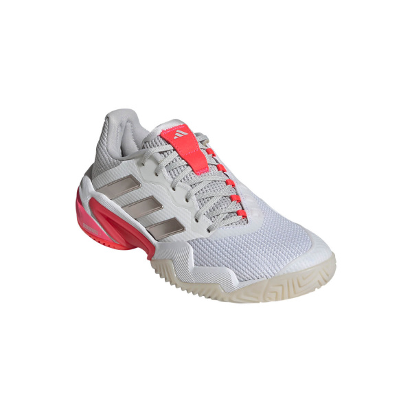 Кроссовки женские Adidas Barricade 13 Cloud White/Champagne Metalic/Lucid Red