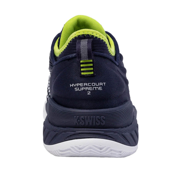 Кроссовки мужские K-Swiss HYPERCOURT SUPREME 2 HB Peacoat/White/Lime G
