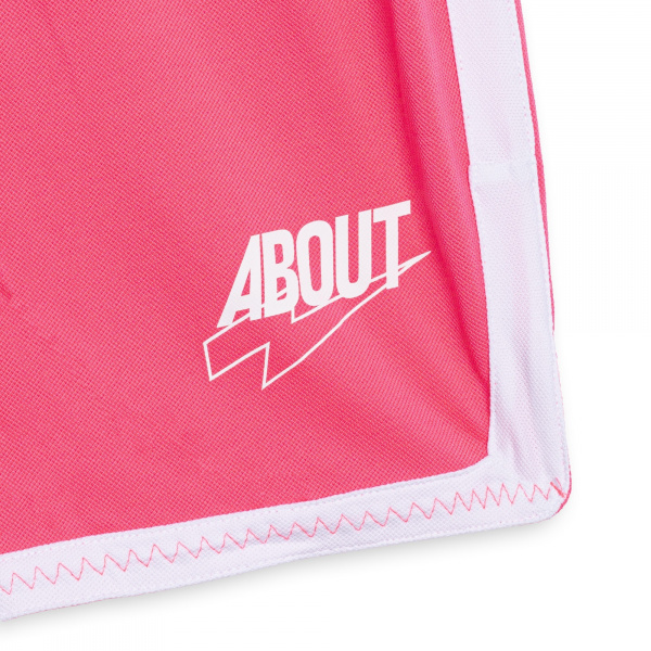 Шорты мужские About Tech Kick White/Fluo Pink
