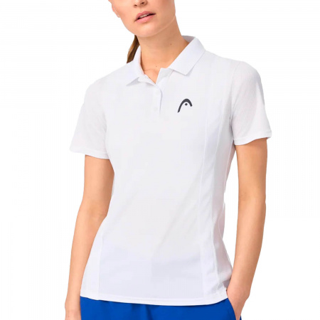 Поло женское Head CLUB 25 White