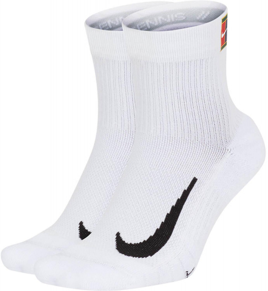 Носки Nike Court Multiplier Max Quarter Crew Sock (2 Pairs) White CU1309-100  CU1309-100