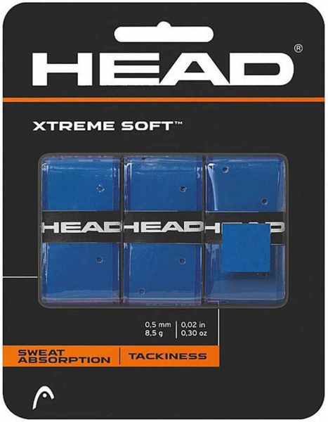 Овергрип Head Xtreme Soft 3 штуки Blue