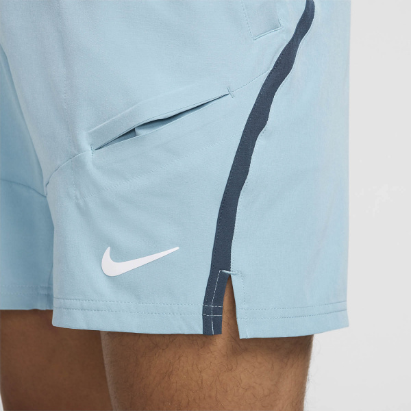 Шорты мужские Nike Court Dri-Fit Advantage 7 Inch Denim Turquoise/Armory Navy/White