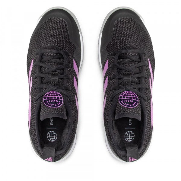 Кроссовки женские Adidas CourtFlash Black/Lilian