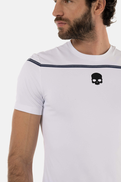 Футболка мужская Hydrogen ZIG ZAG Tape White/Blue Navy TT0004-315