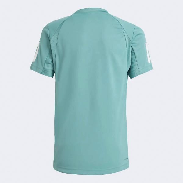 Футболка для мальчиков Adidas Club 3 Stripes Logo Powder Teal