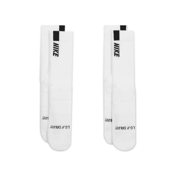 Носки Nike Multiplier  Crew Sock (2 Pairs) White SX7557-100
