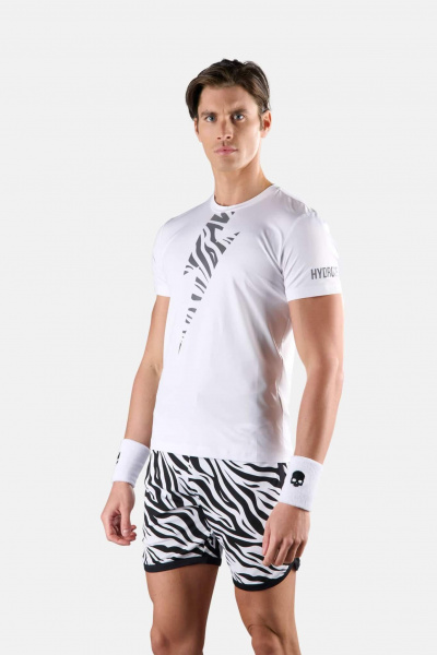 Футболка мужская Hydrogen TIGER Tech White/Silver  T00700-689