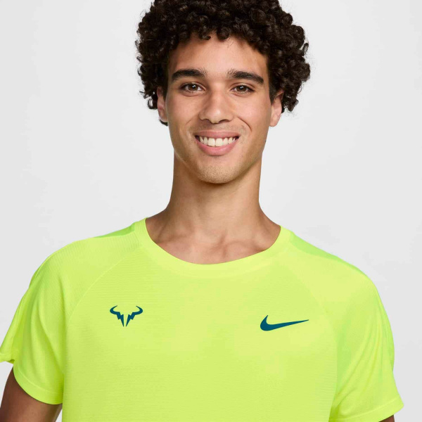 Футболка мужская Nike Dri-Fit Court Yellow/Turquoise  DV2887-702