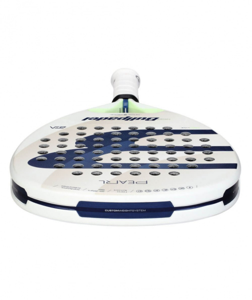 Ракетка для падел-тенниса Bullpadel PEARL 25 White/Beige/Dark Blue