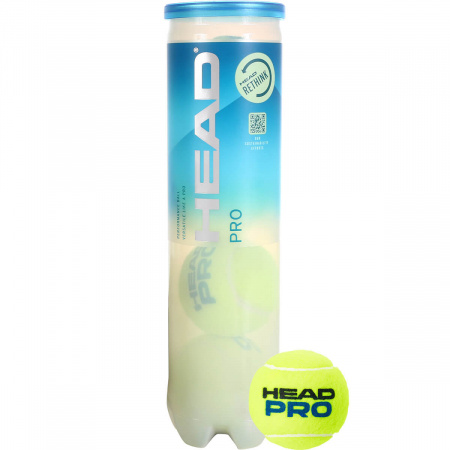 Мячи теннисные Head Pro 4 мяча в упаковке