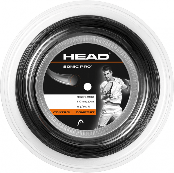 Струна теннисная Head Sonic Pro Black 1.30 (200 метров)
