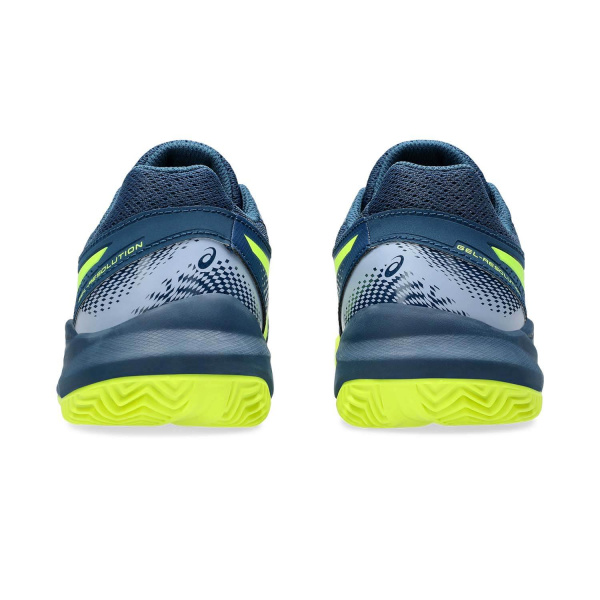 Кроссовки детские Asics Gel-Resolution 9 Clay GS Mako Blue/Safety Yellow