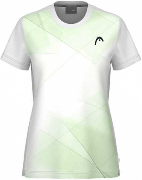 Футболка женская Head TIE-BREAK Celery Green/White