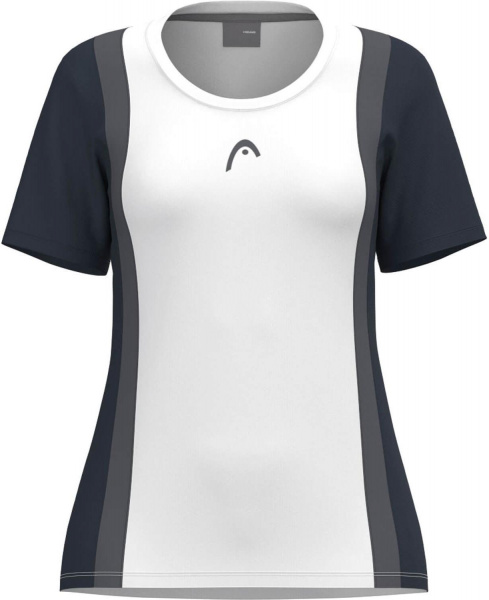 Футболка для девочек Head CLUB 25 Navy/White