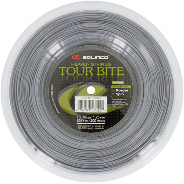 Струна теннисная Solinco Tour Bite 1.25 (200 метров)