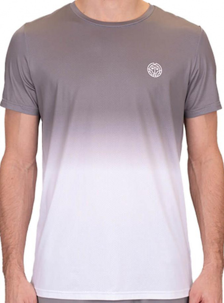 Футболка мужская Bidi Badu Crew Gradiant Grey/White