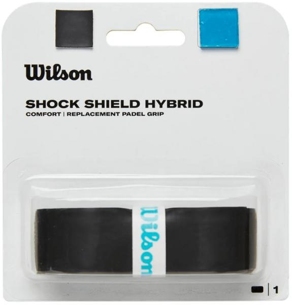 Основной грип Wilson Shock Shield Hybrid Padel Replacement Black