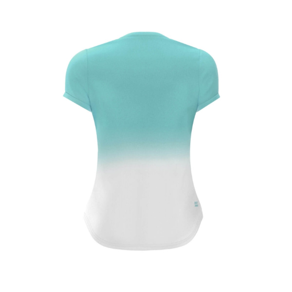 Футболка для девочек Bidi Badu Crew Gradiant Aqua/White