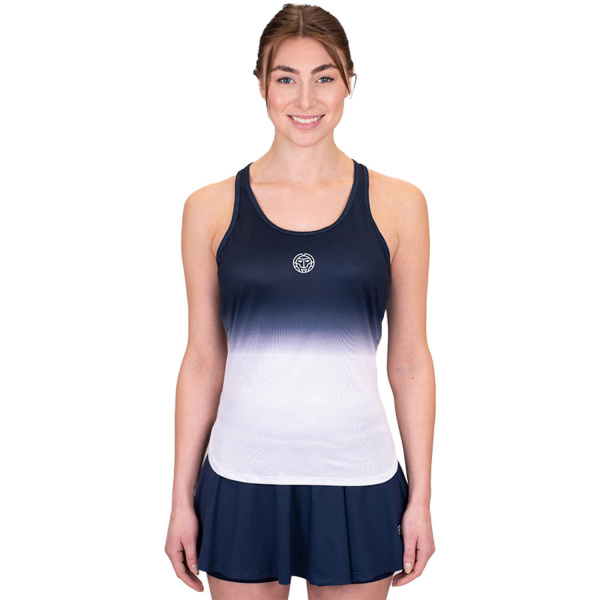 Майка женская Bidi Badu Crew Gradiant Dark Blue/White