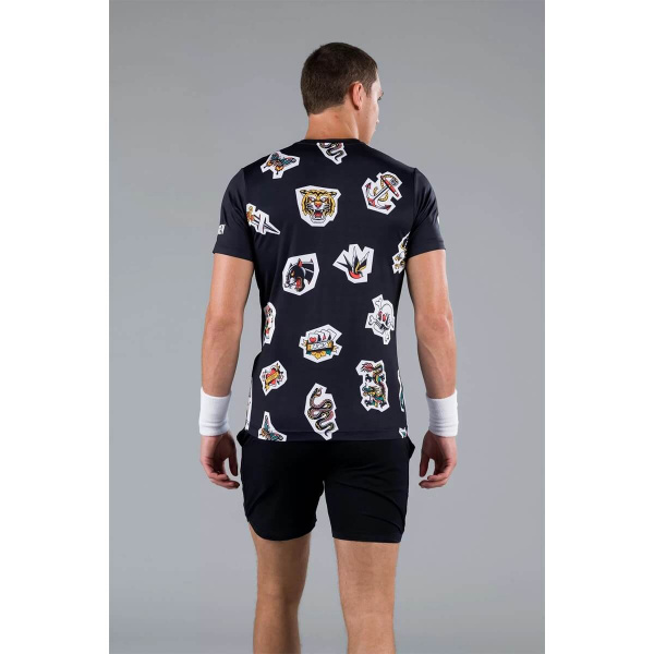 Футболка мужская Hydrogen TATTOO 2022 Tech Black  T00504-007