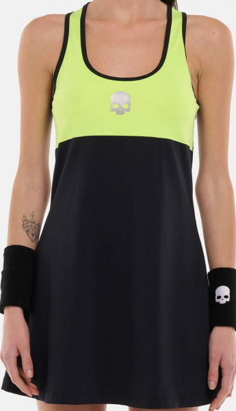 Платье женское Hydrogen BLOCK COLOR TECH Blue Navy/Fluo Yellow