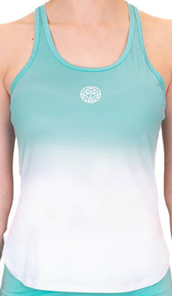 Майка женская Bidi Badu Crew Gradiant Aqua/White