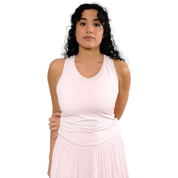 Майка женская RS Court V-Neck Top Light Pink/White