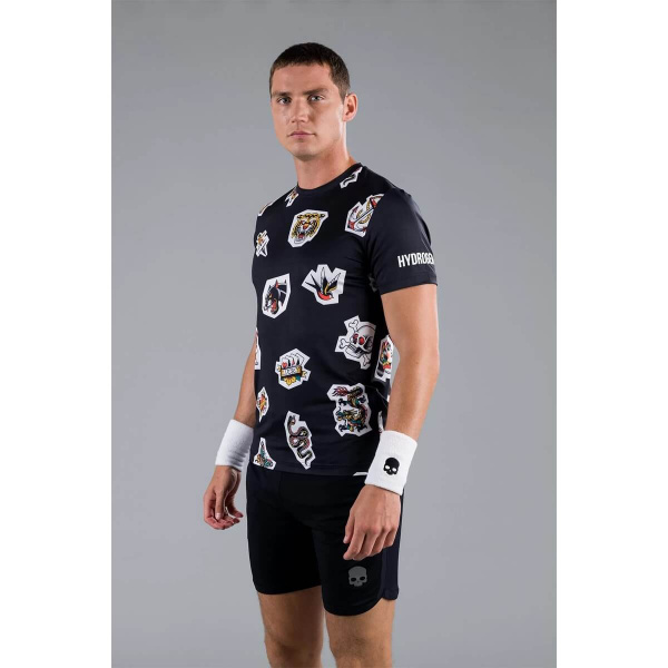 Футболка мужская Hydrogen TATTOO 2022 Tech Black  T00504-007