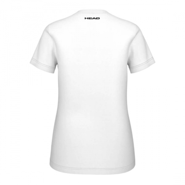 Футболка для девочек Head TIE-BREAK White/ Mix Rose