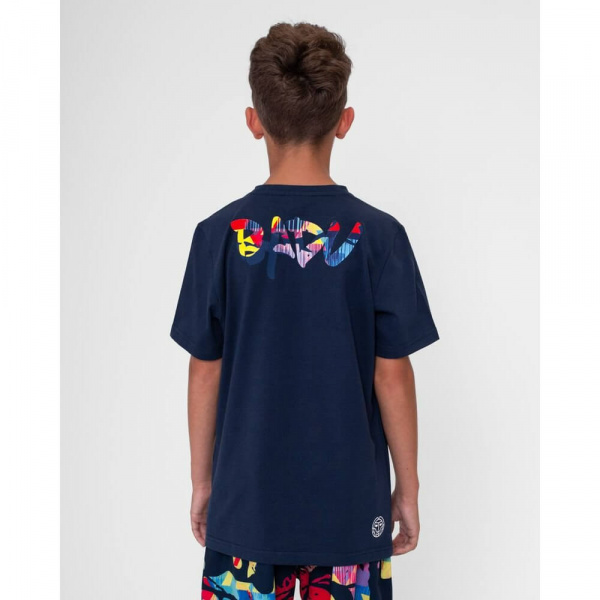 Футболка для мальчиков Bidi Badu Wild Arts Chill Dark Blue/Red/Mixed