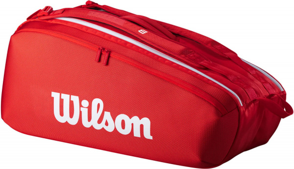 Сумка Wilson SUPER TOUR RED 9PK 2025 Red
