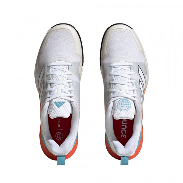 Кроссовки мужские Adidas Defiant Speed Clay Ftwr White/Preloved Red