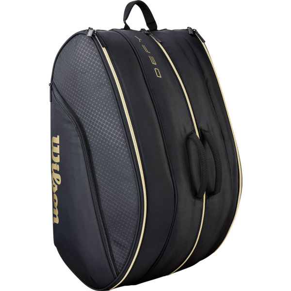 Сумка для падел-тенниса Wilson Defy Padel Bag Black/Gold