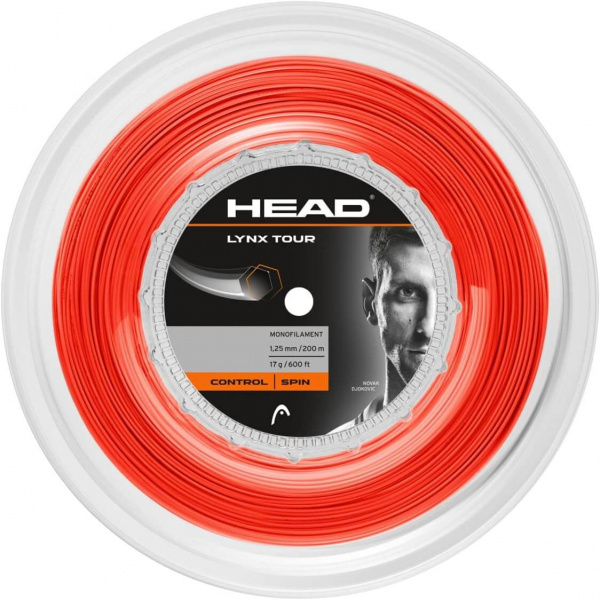 Струна теннисная Head Lynx Tour  Orange 1.25 (200 метров)